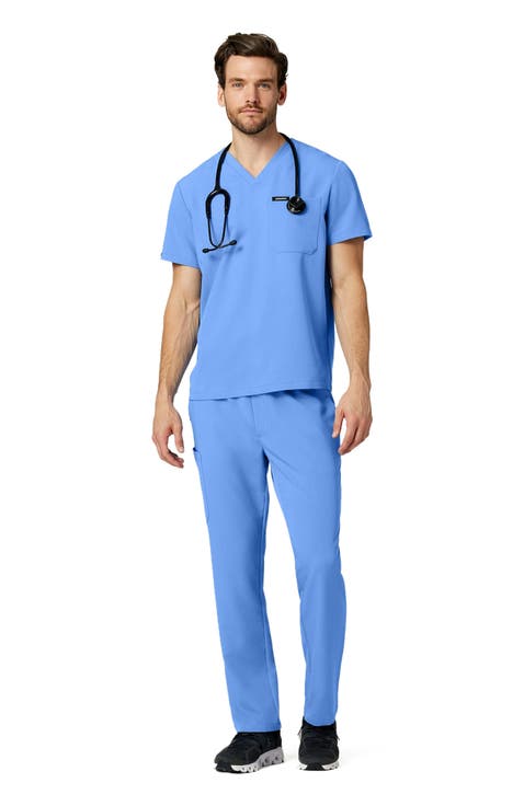 Rhodes Men's 7-Pocket Straight Leg Scrub Pant