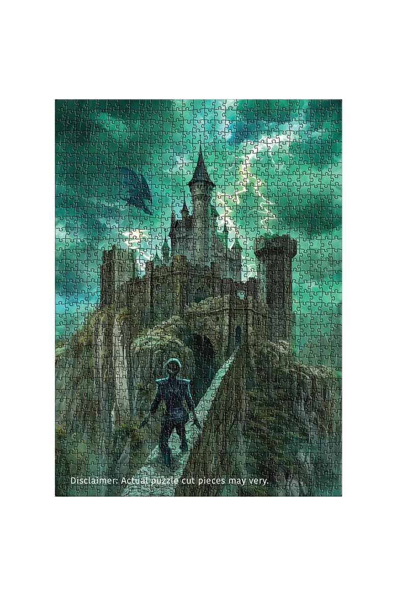 Violet Crossing the Parapet 1000 Piece Puzzle, Alternate, color, Multicolored