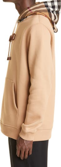 Burberry Check Cotton Blend Hoodie | Nordstrom
