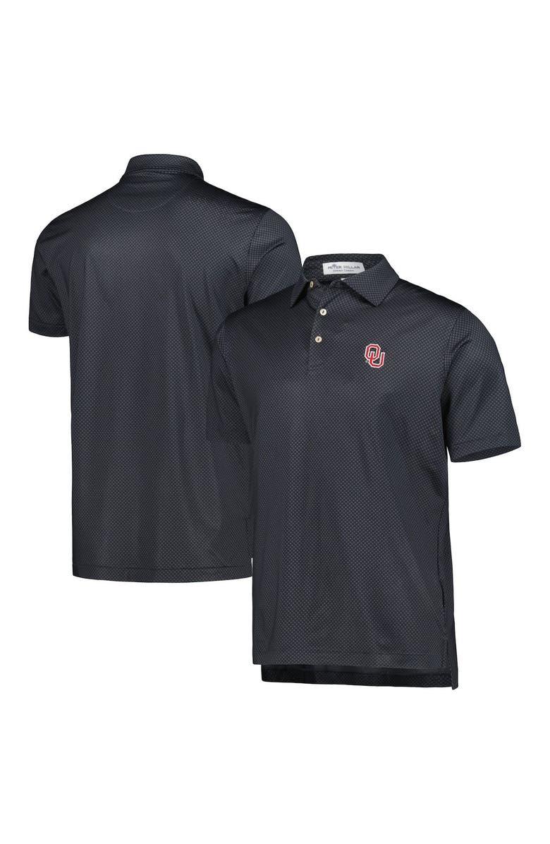 Peter Millar Men's Peter Millar Gray Oklahoma Sooners Dolly Performance Jersey Polo, Main, color,