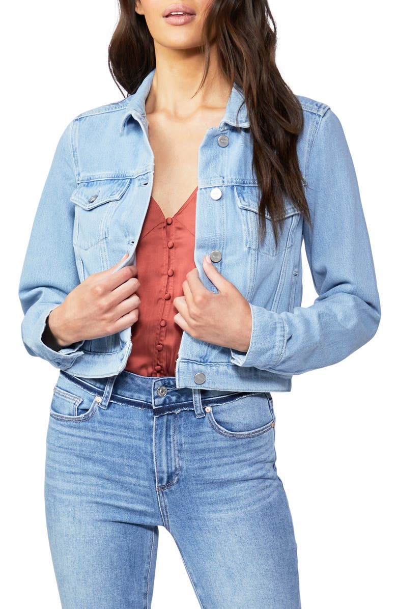PAIGE Vivienne Relaxed Fit Denim Jacket, Main, color, 