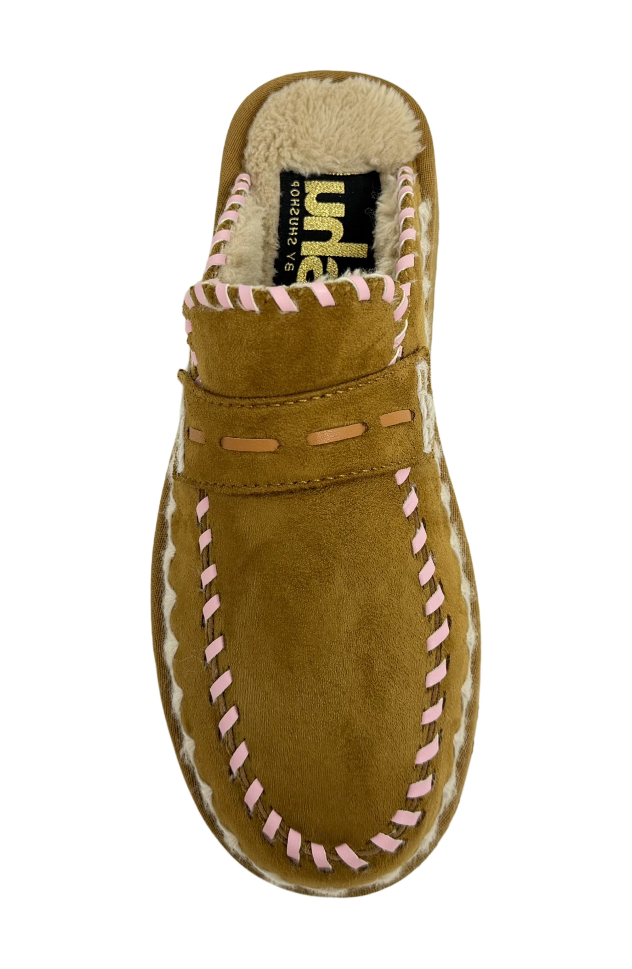 Lauryn Faux Suede Mule, Alternate, color, TAN