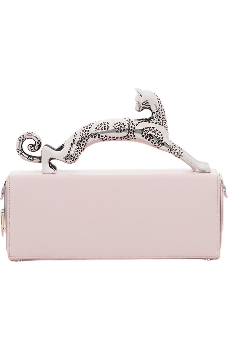 Lanvin Medium Leather Pencil Cat Bag, Alternate, color,