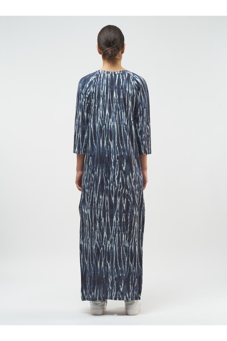 Stretch Linen Maxi Dress, Alternate, color, VINTAGE BLUE