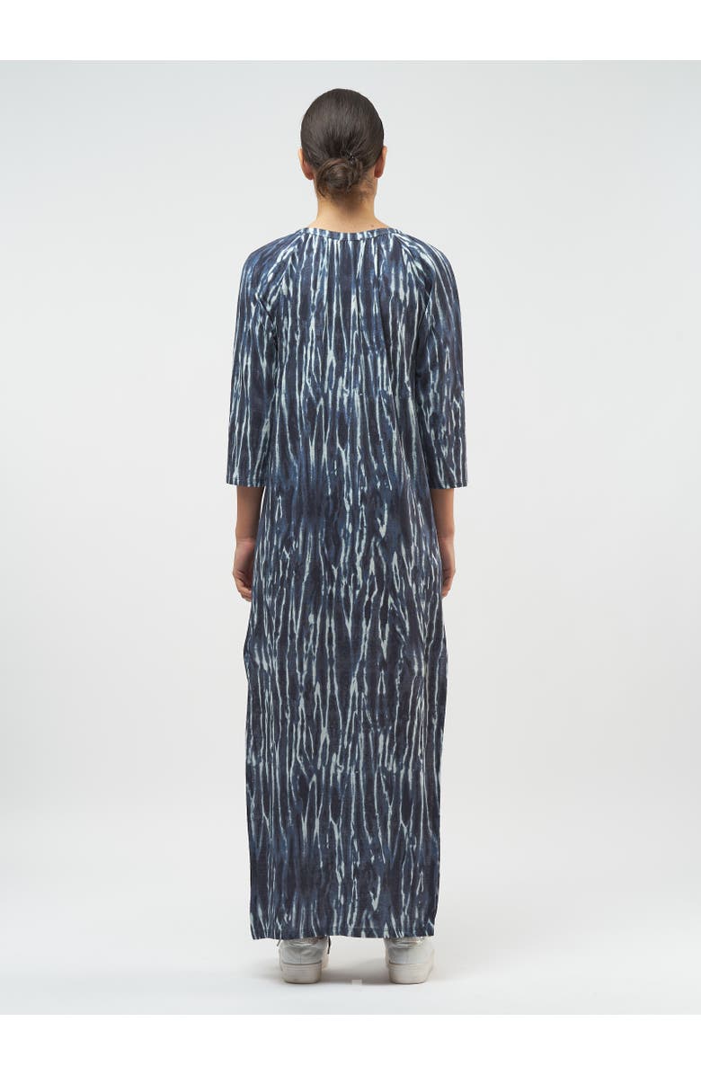 Majestic Filatures Stretch Linen Maxi Dress, Alternate, color, Vintage Blue