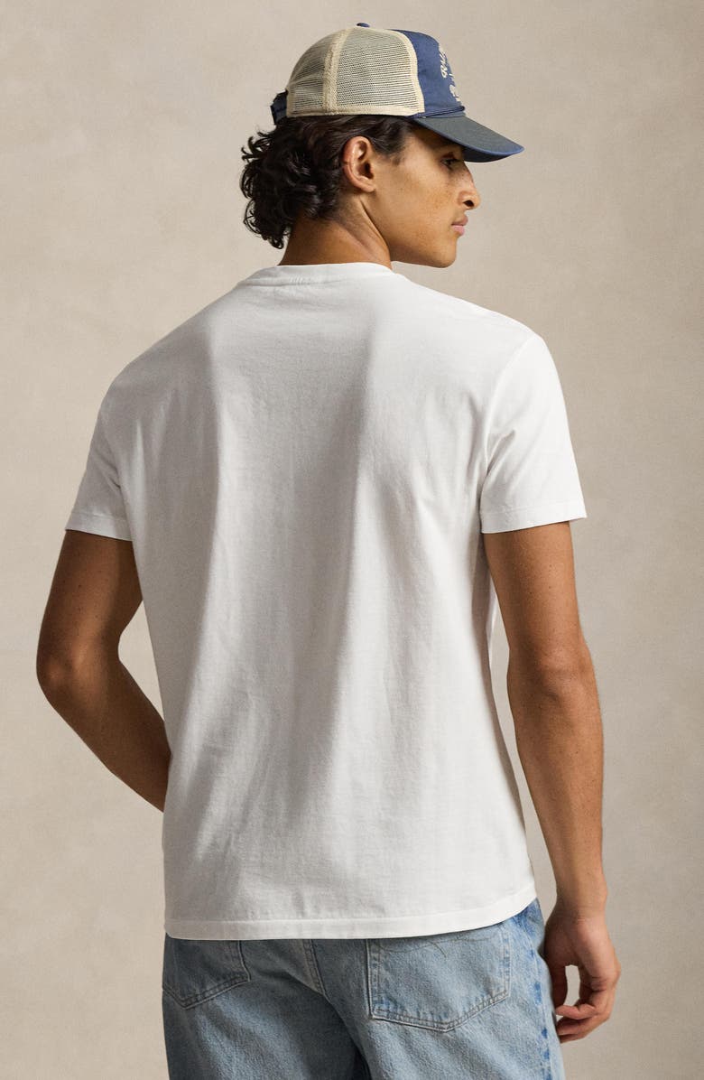 Polo Ralph Lauren Classic Fit Polo Bear Graphic T-Shirt, Alternate, color, White- Summer Bear