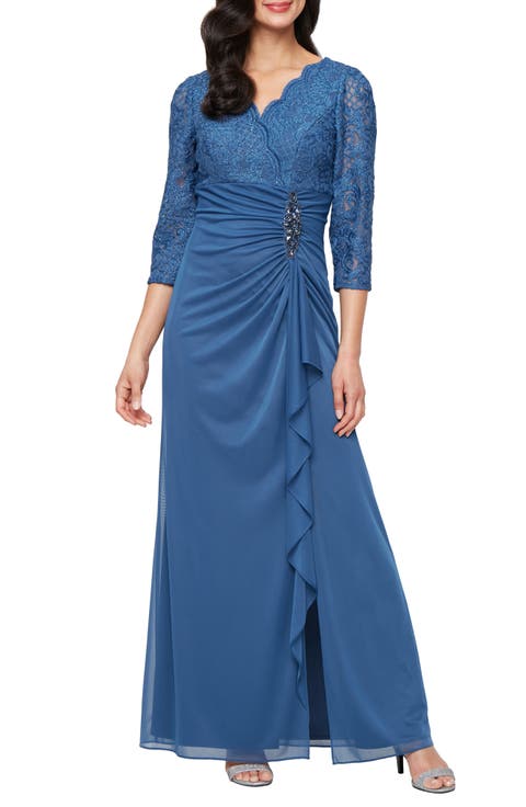 Shop Blue Alex Evenings Online | Nordstrom