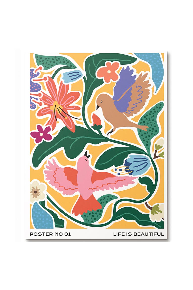Paint By Numbers Life Is Beautiful, DIY Painting Kit, Alternate, color, Multicolored