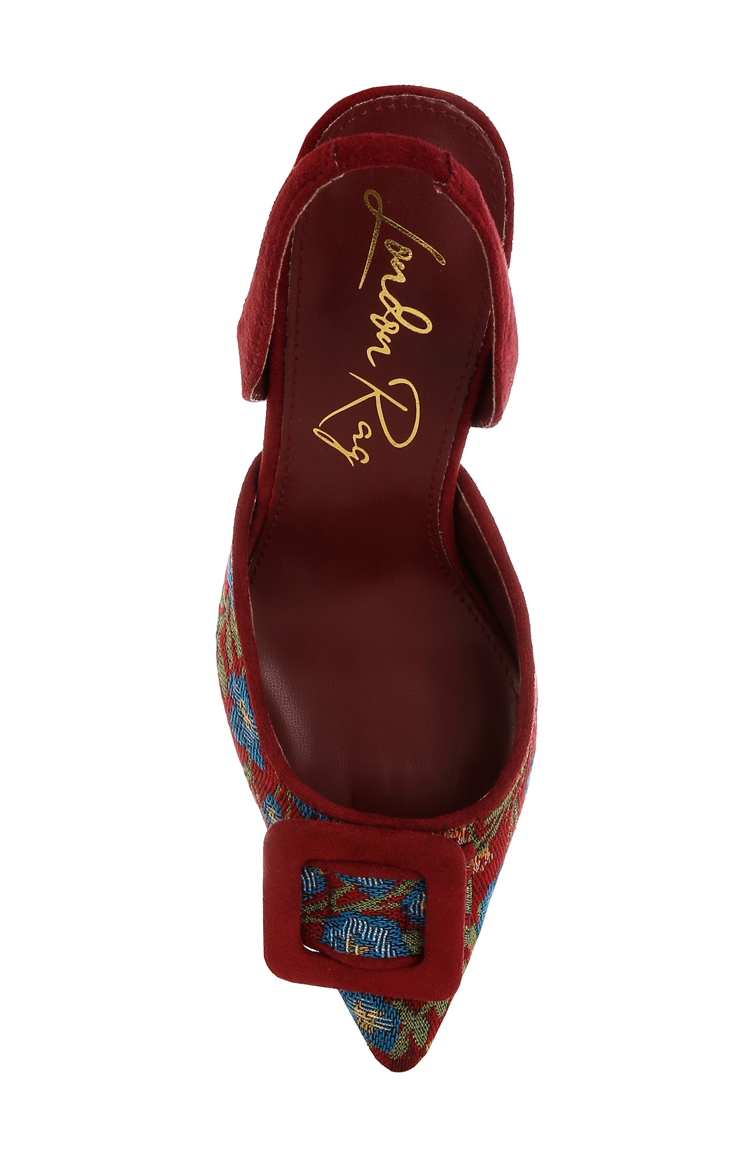 LONDON RAG Miraya Pointed Toe Pump, Alternate, color, Burgundy