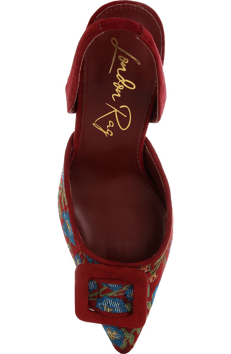 LONDON RAG Miraya Pointed Toe Pump, Alternate, color, Burgundy