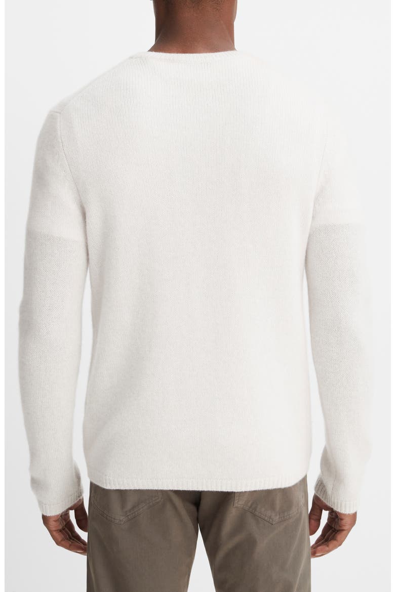 Crewneck Cashmere Sweater, Alternate, color, WHITE