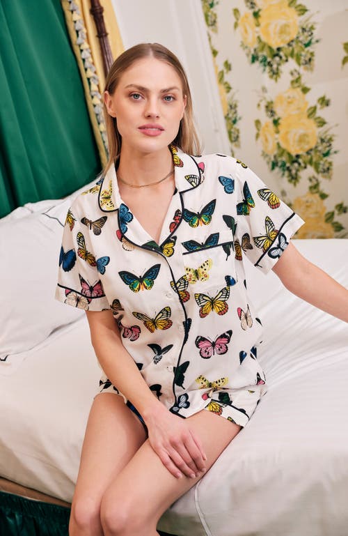 Katie Kime Mariposa Shorts Set In Multi