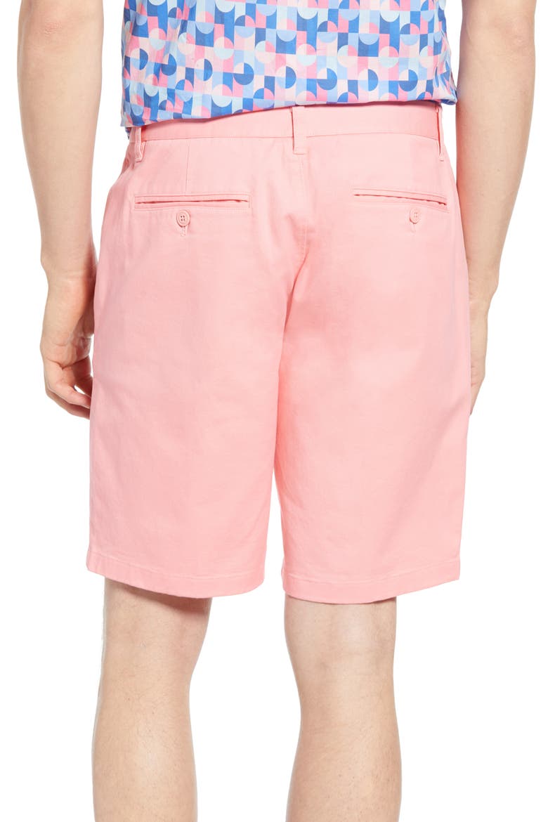 Stretch Washed Chino 9-Inch Shorts, Alternate, color, ICED PAPAYA