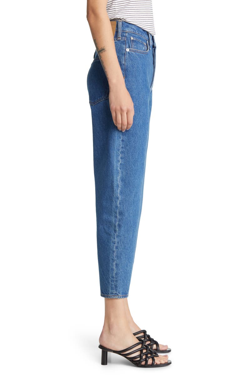 rag & bone Alissa High Waist Crop Barrel Straight Leg Jeans, Alternate, color,
