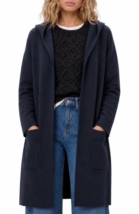 Andrea Hooded Long Cardigan