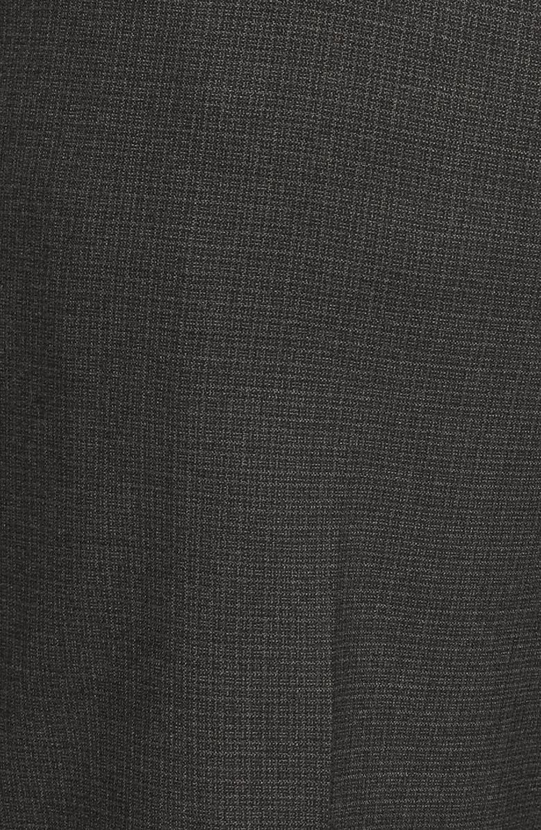 Santorelli Flat Front Windowpane Trousers, Alternate, color,