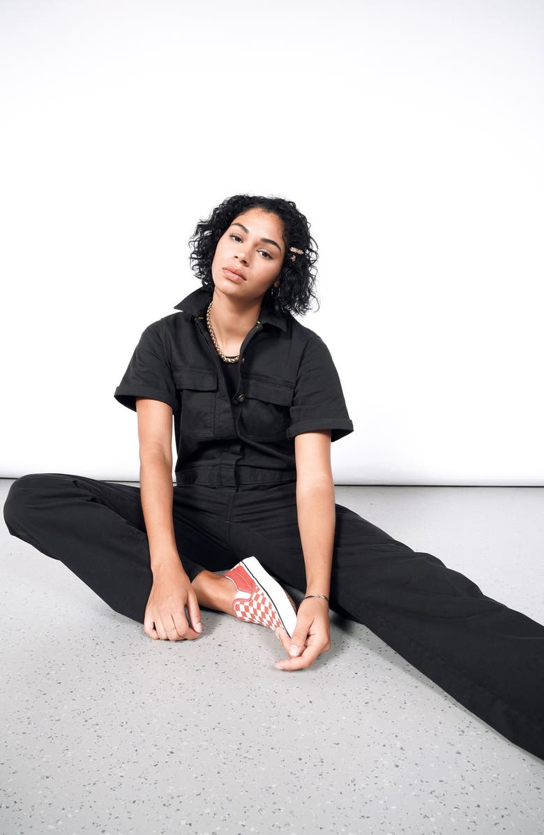 BP. + Wildfang Utility Short Sleeve Jumpsuit, Alternate, color,