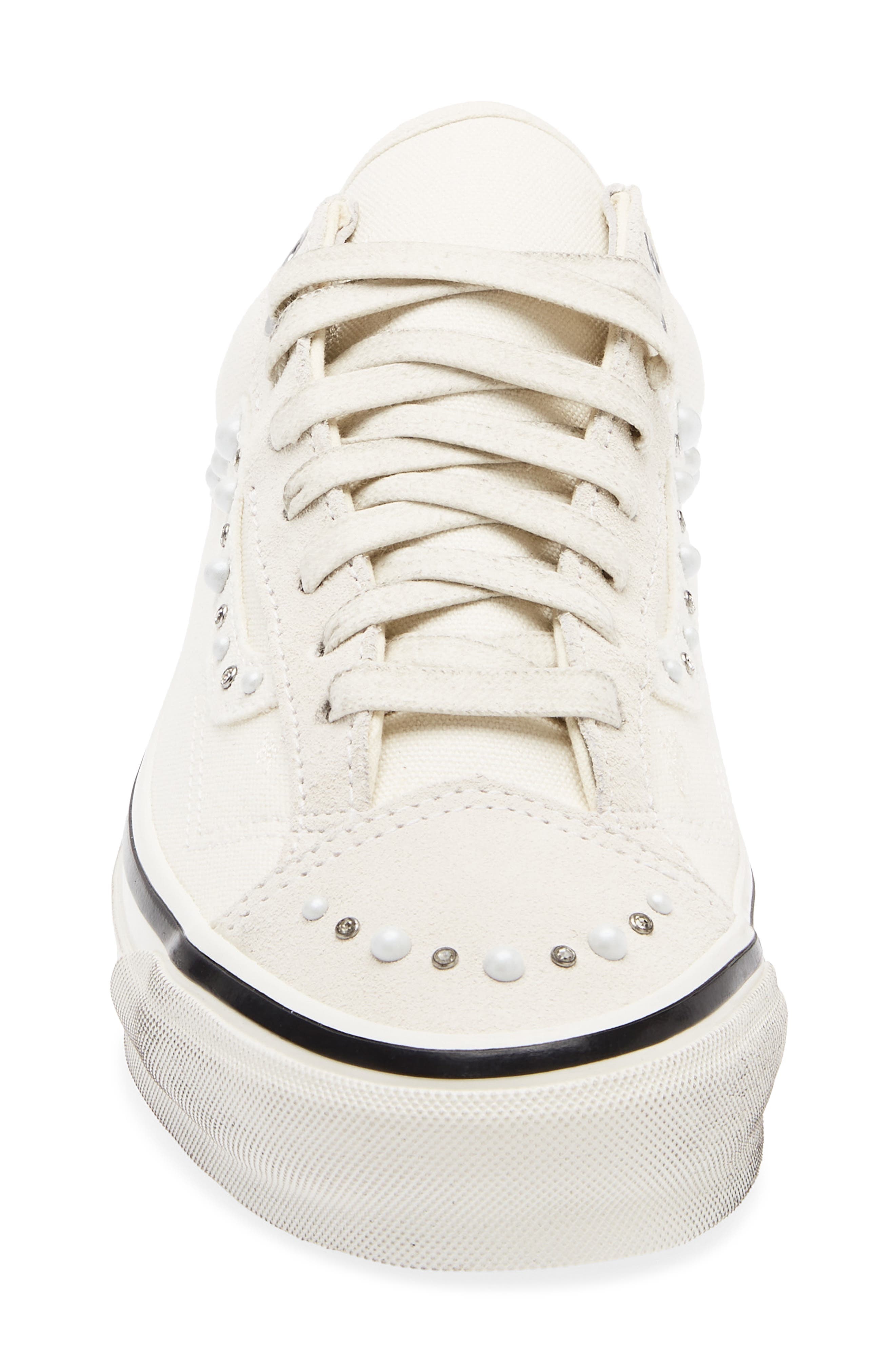 Vans Embellished LX Old Skool 36 Sneaker, Alternate, color, Pearlized Marshmallow