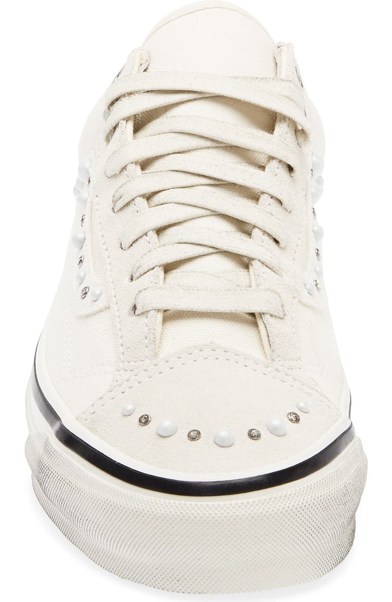 Vans Embellished LX Old Skool 36 Sneaker, Alternate, color, Pearlized Marshmallow
