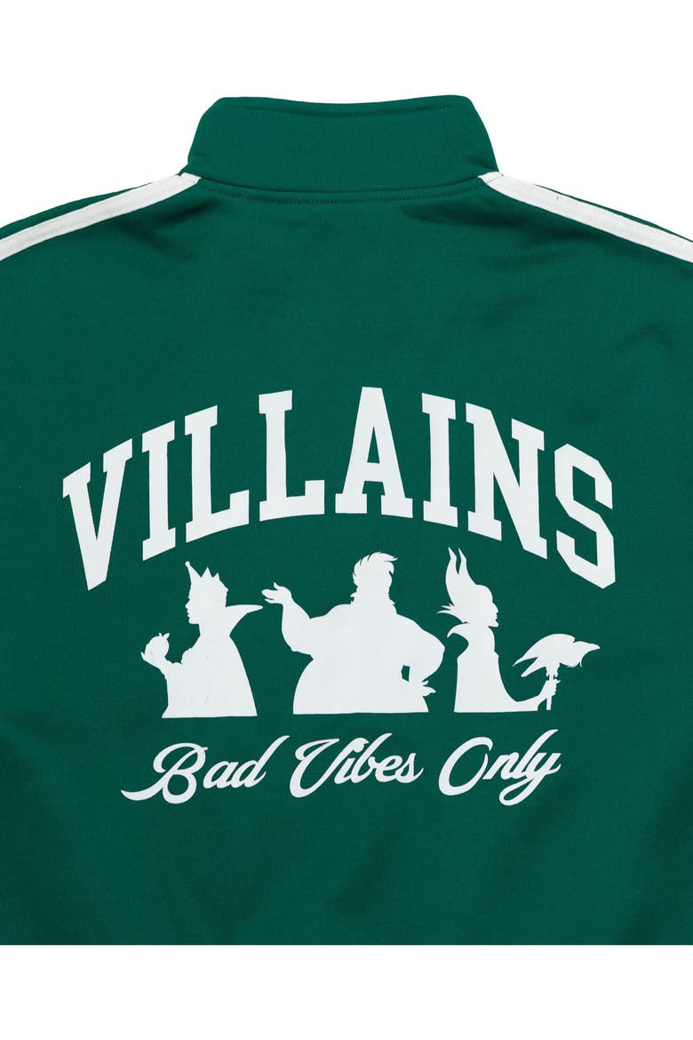 Villains Zip-Up Track Jacket, Alternate, color, Green Disney Villains