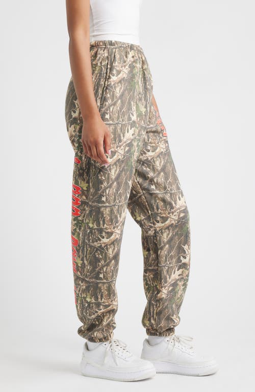 Boys Lie 1-800-manhunt Kimmy Camo Cotton Blend Sweatpants In Multi