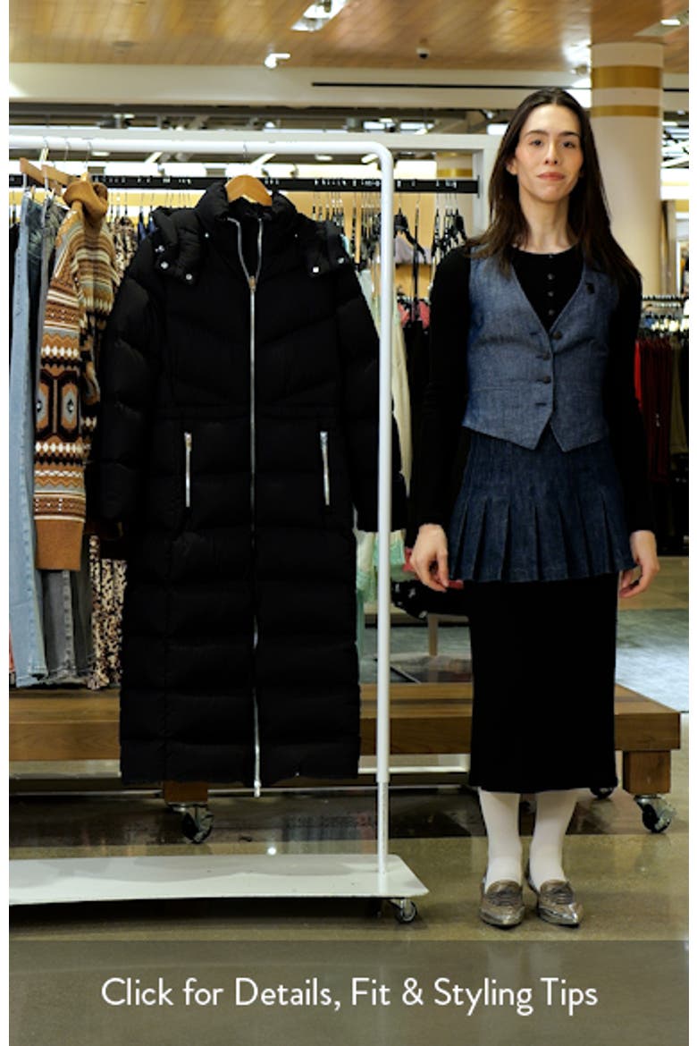 Belle Cote Long Water Repellent 800 Fill Power Down Parka (Women