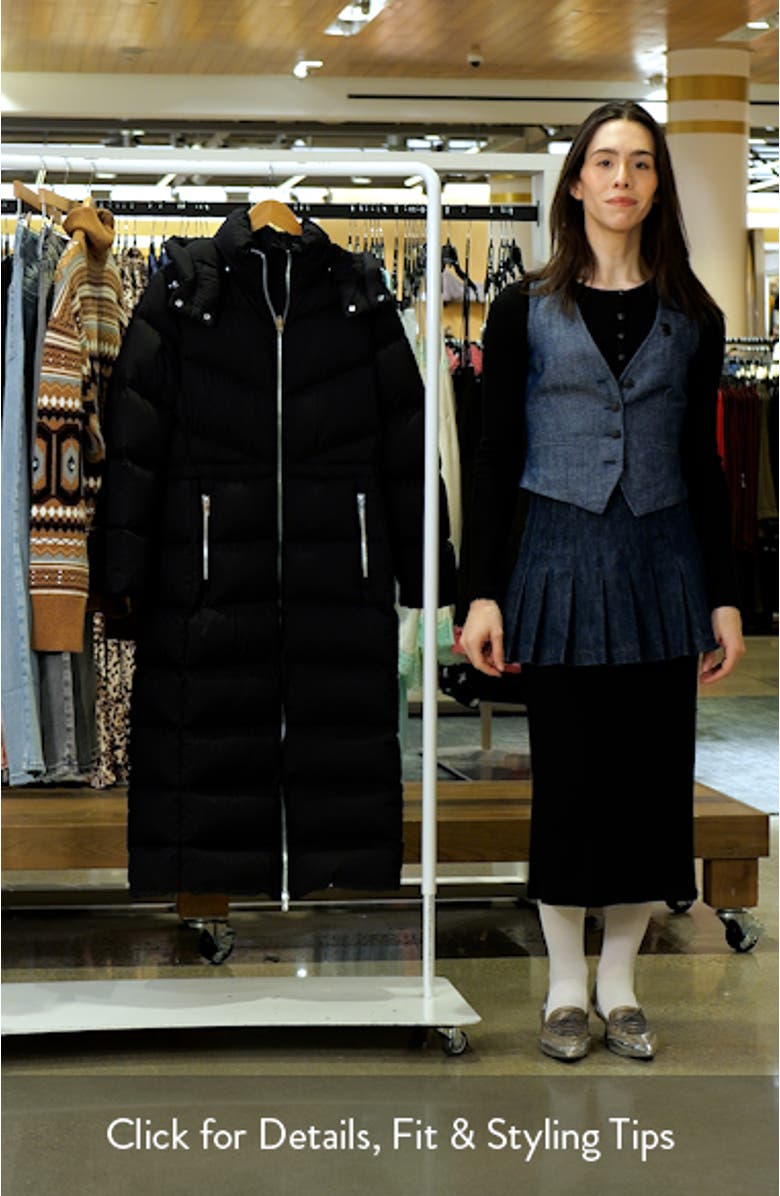 Belle Cote Long Water Repellent 800 Fill Power Down Parka, sales video thumbnail