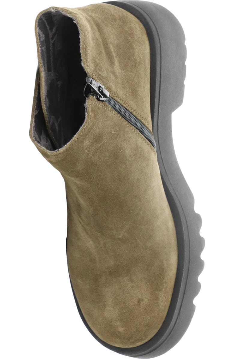 Fly London Mufe Platform Wedge Bootie, Alternate, color, Elephant