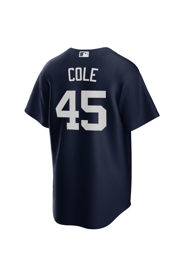 Men's Nike Gerrit Cole Navy New York Yankees Alternate Replica Player Name Jersey, Alternate, color, Navy
