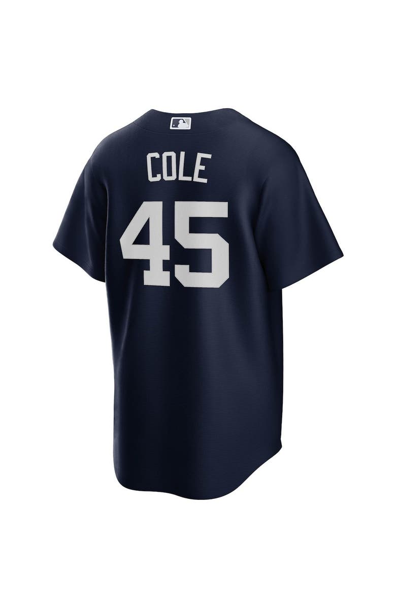 Nike Men's Nike Gerrit Cole Navy New York Yankees Alternate Replica Player Name Jersey, Alternate, color,