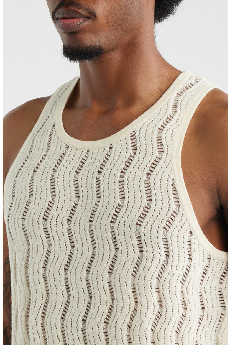 Oceanside Jacquard Tank, Alternate, color, BEIGE