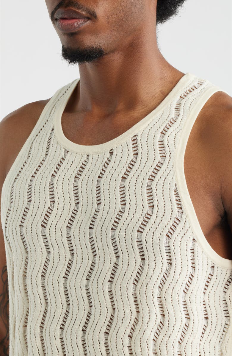 MAVRANS Oceanside Jacquard Tank, Alternate, color, Beige
