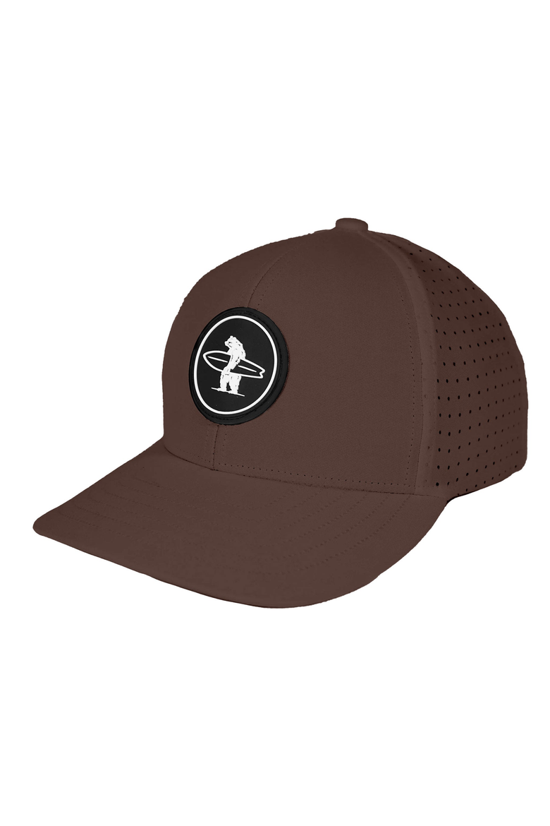 Diego Performance Snapback Hat, Main, color, Chocolate