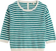 Seasalt Cornwall Knavock Stripe Organic Cotton & Linen Sweater