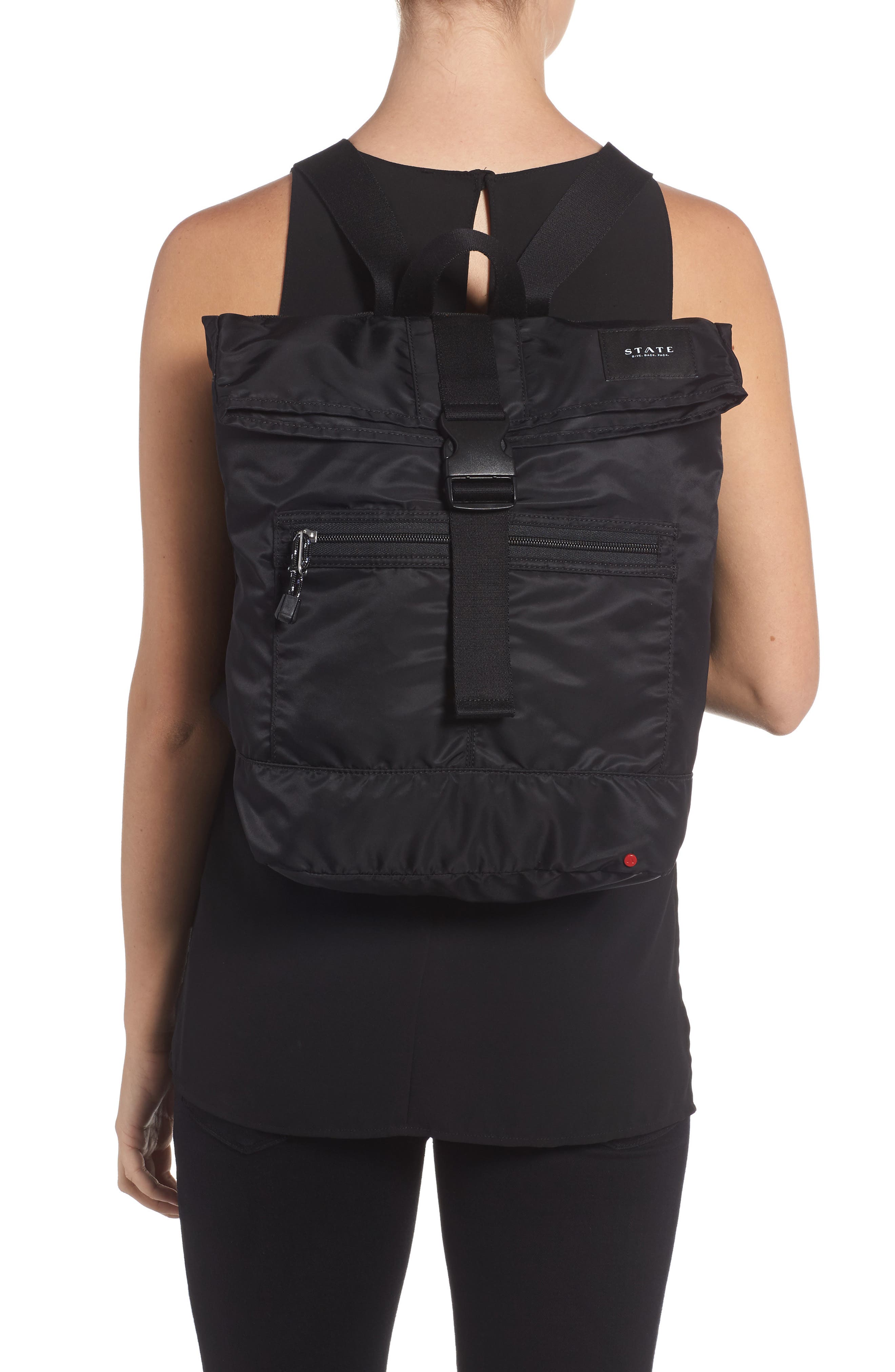 STATE Bags Bond Heights Packable Nylon Backpack (Women) | Nordstrom