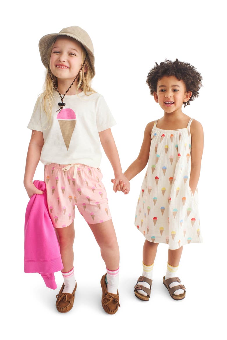 Kids Ice Cream Cone, Alternate, color, Ivory