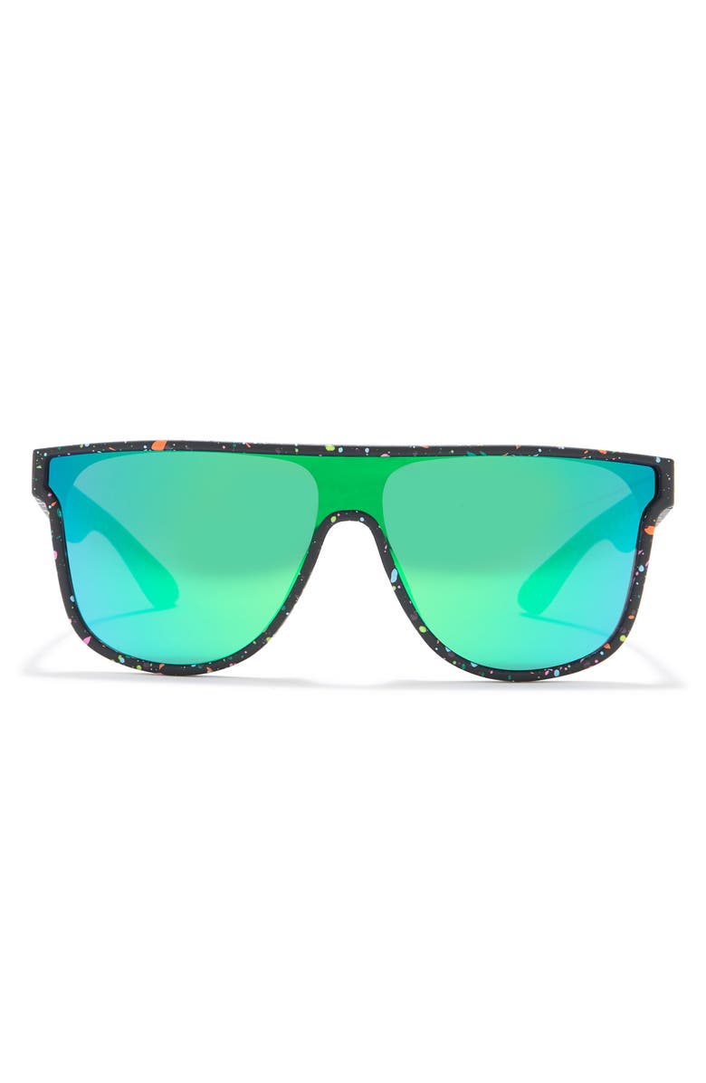 TIPSY ELVES Enter the Matrix Polarized Shield Sunglasses, Main, color, 