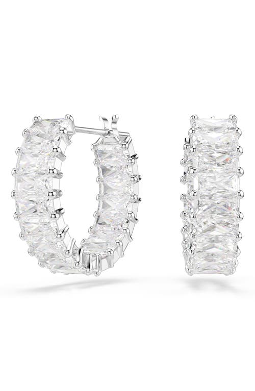 Swarovski Matrix Inside Out Hoop Earrings