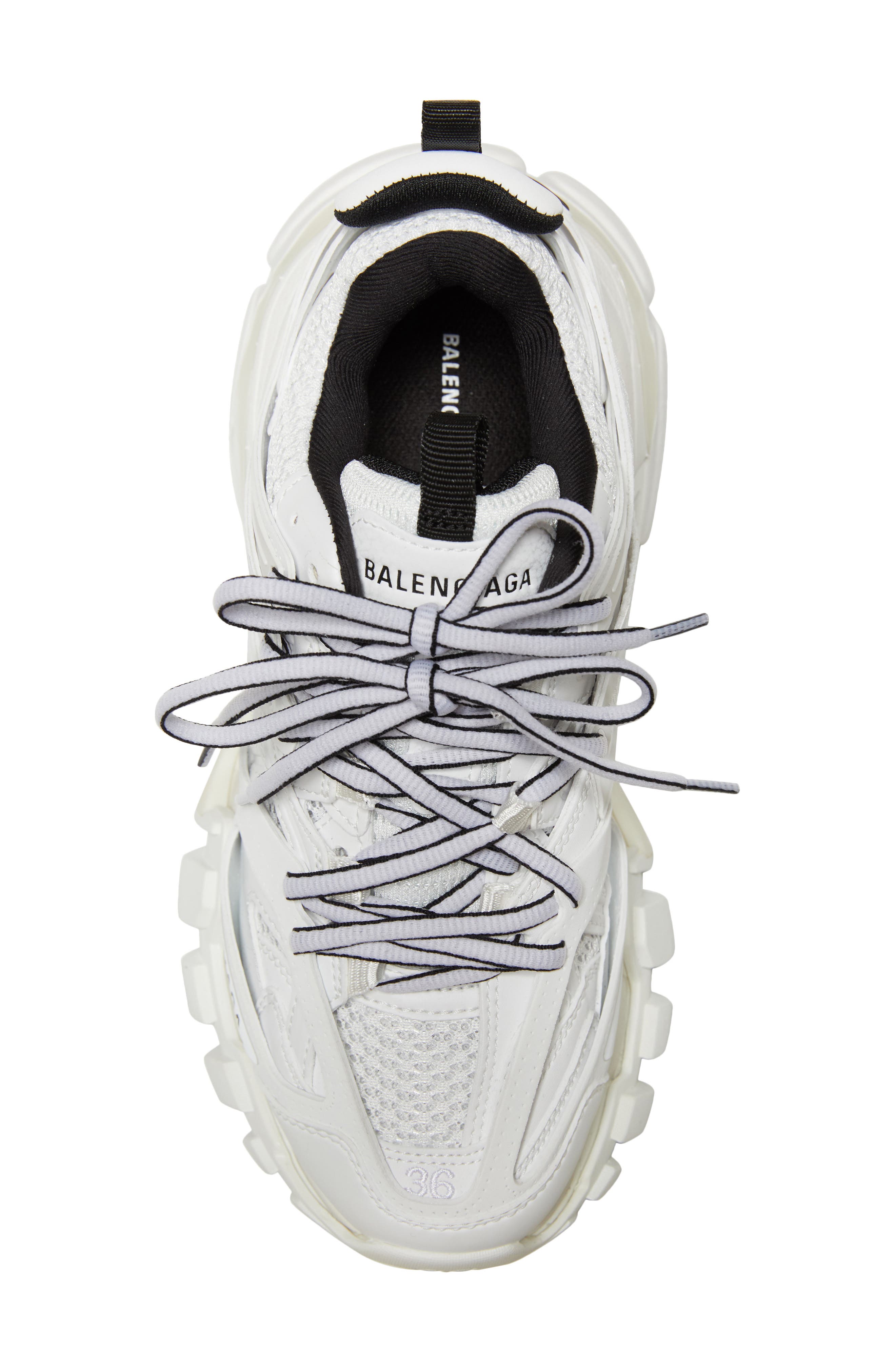 Balenciaga Track Sneaker, Alternate, color, White/ Black