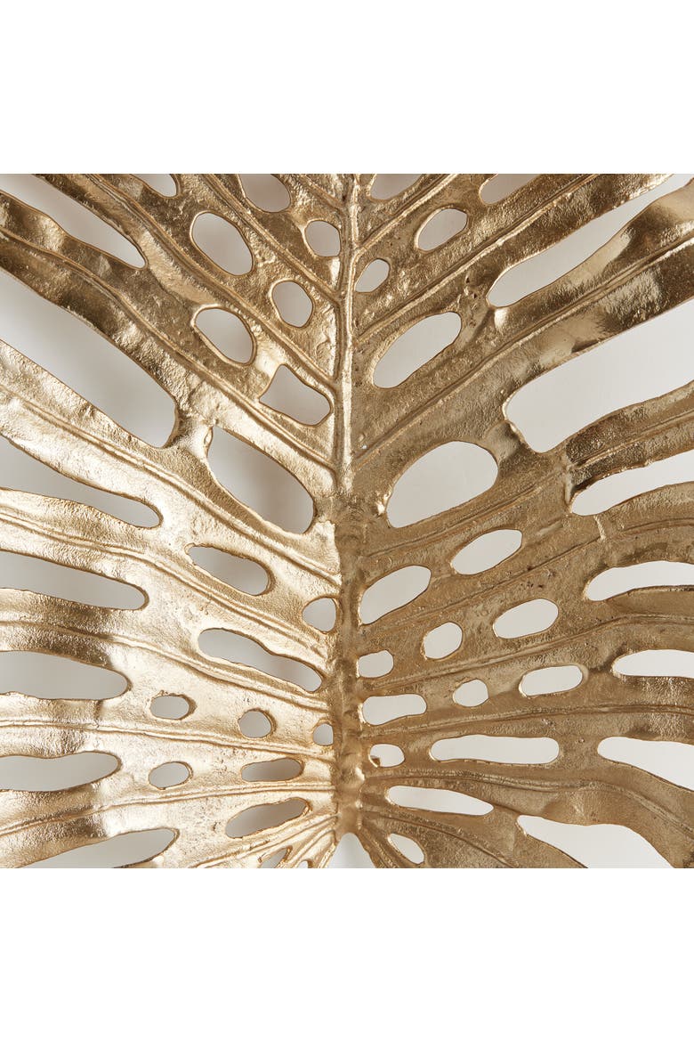 Monstera Wall Art, Alternate, color, Gold