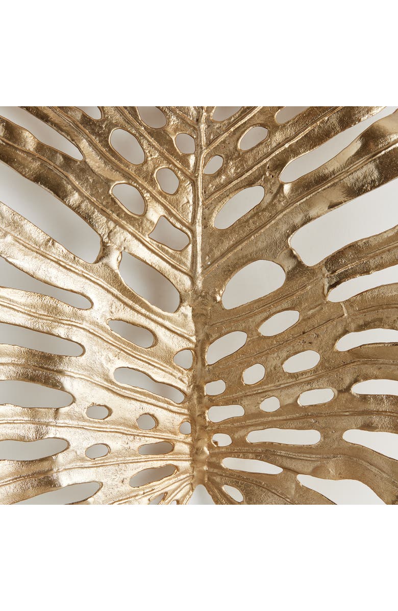 Napa Home & Garden Monstera Wall Art, Alternate, color, Gold