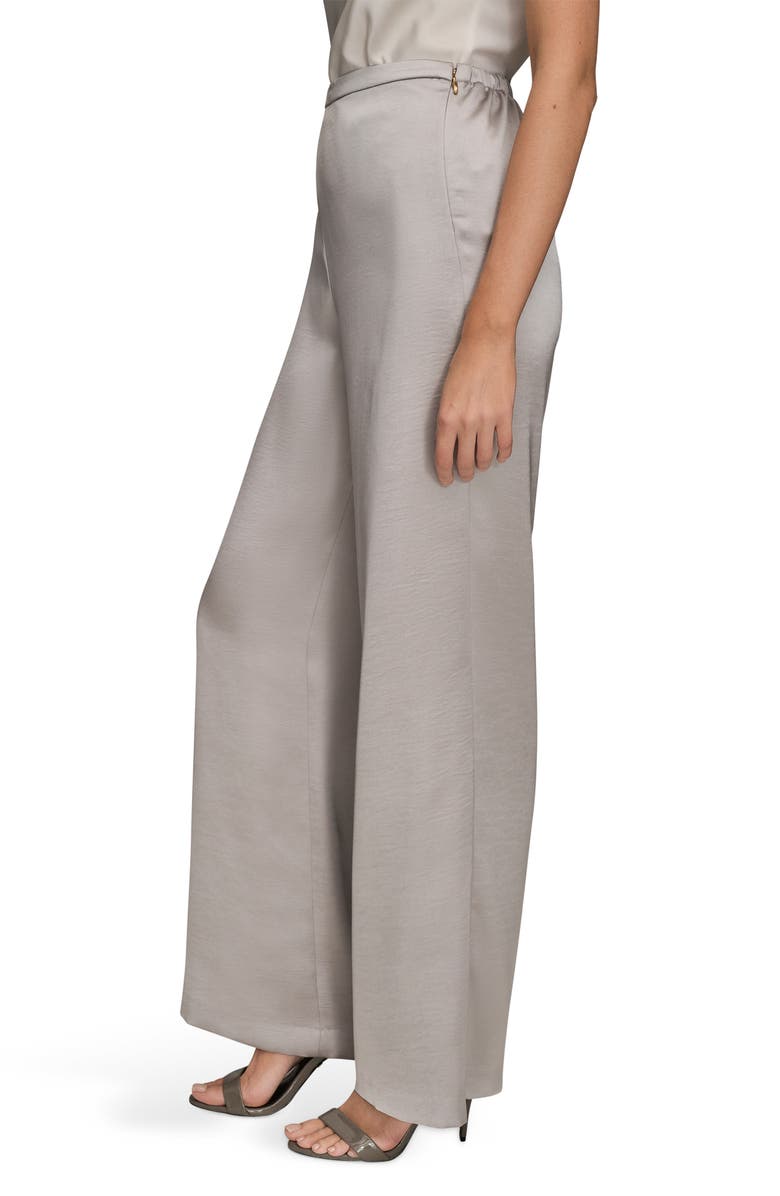 Donna Karan New York Pull-On Wide Leg Pants, Alternate, color, Vapor