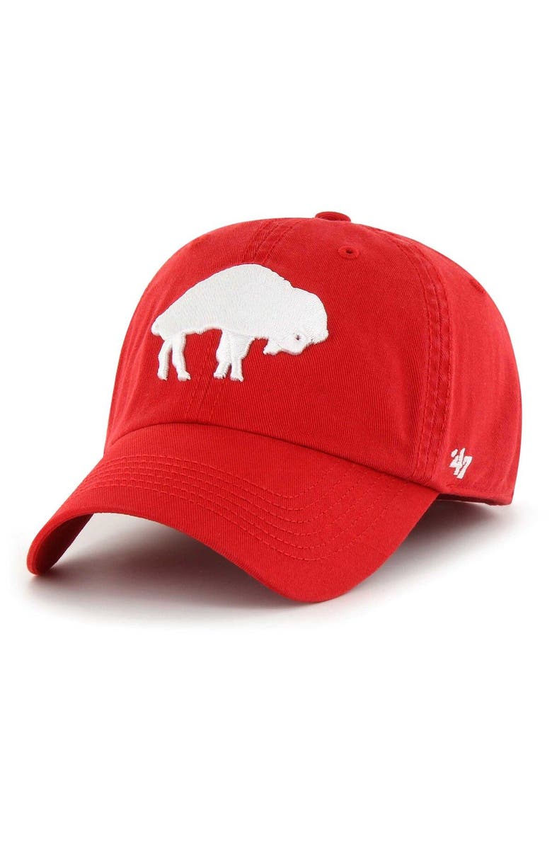 '47 Men's '47 Red Buffalo Bills Gridiron Classics Franchise Legacy Fitted Hat, Main, color, Red