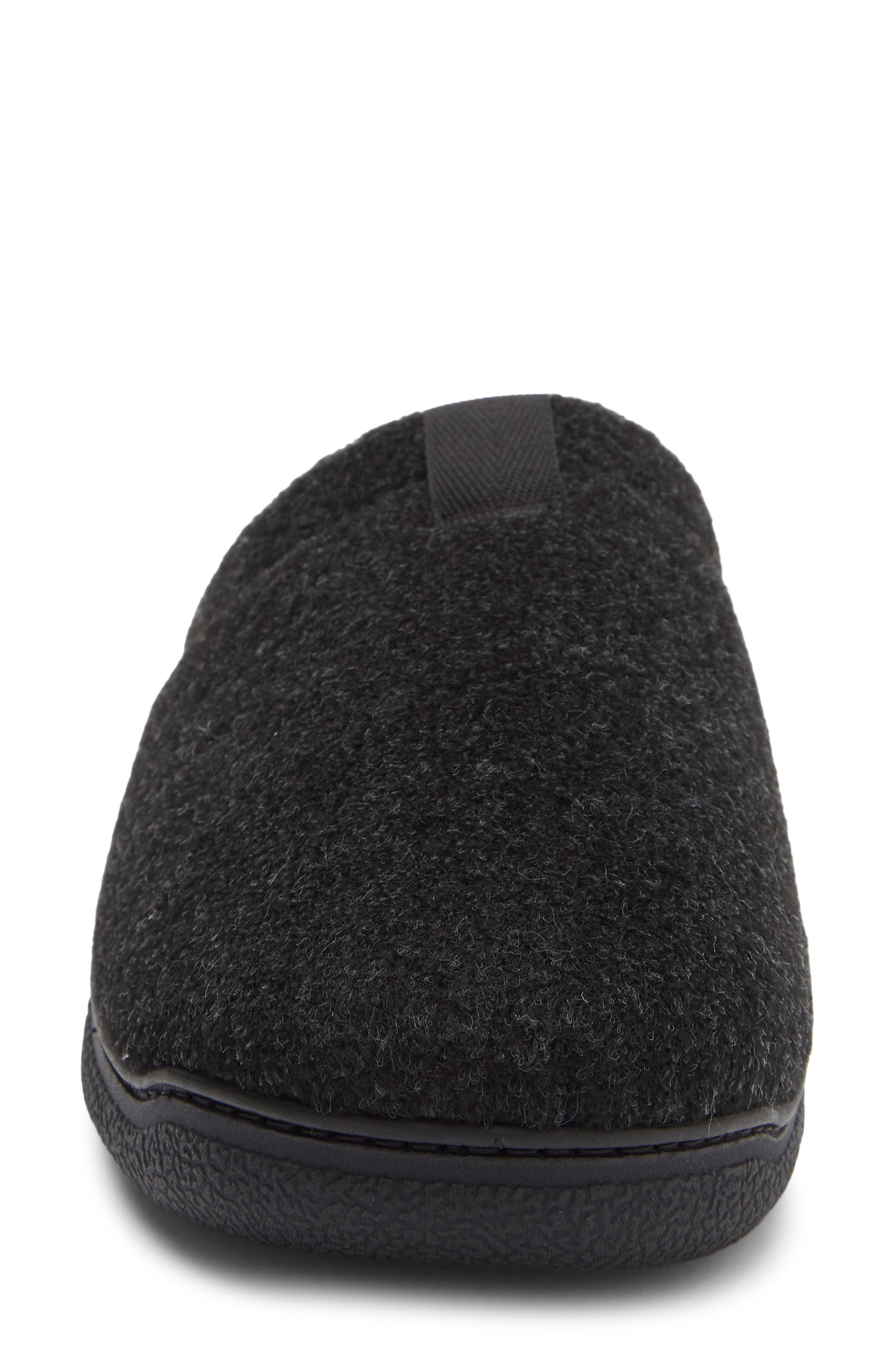 Samson Faux Shearling Lined Clog Slipper, Alternate, color, DARK GREY HEATHER