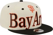 New Era Men's New Era Cream San Francisco Giants Oversized Slogan 9FIFTY Snapback Hat