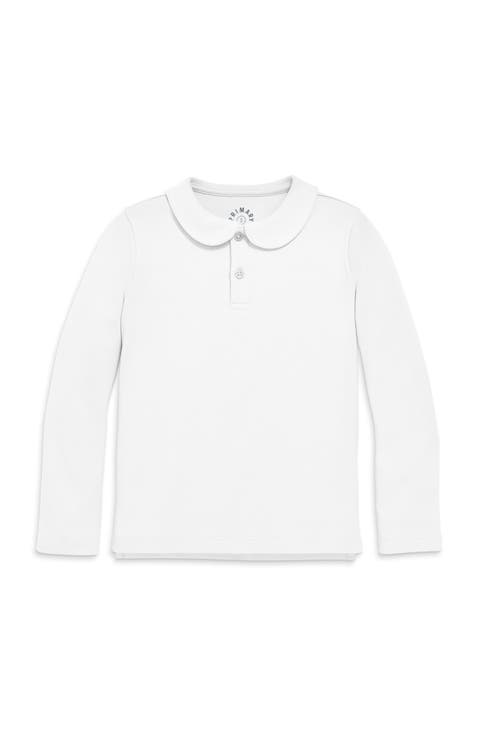 Kids Long Sleeve Peter Pan Polo (Toddler, Little Kid, & Big Kid)
