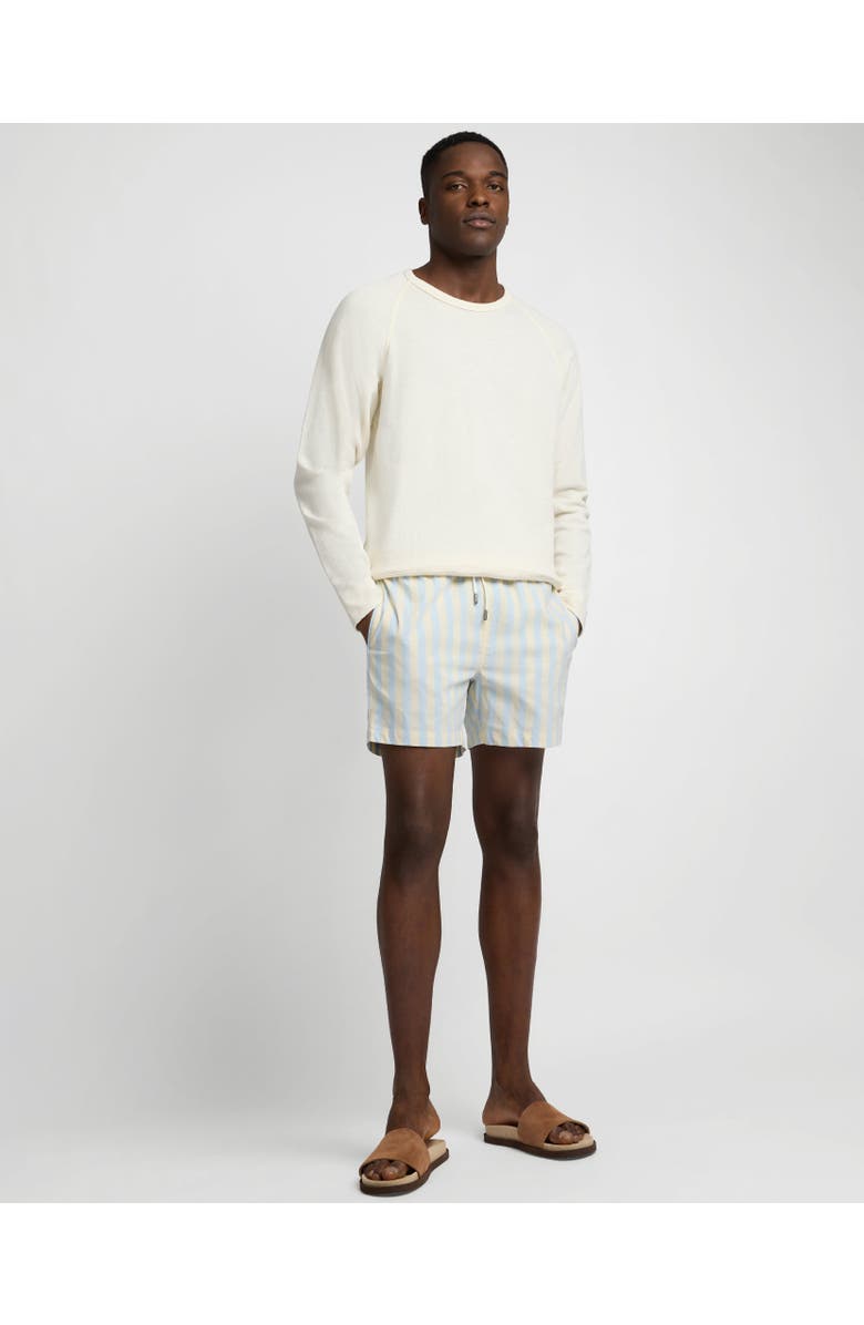 Onia Classic Charles 5" Swim Trunk, Alternate, color, Sky/Cream