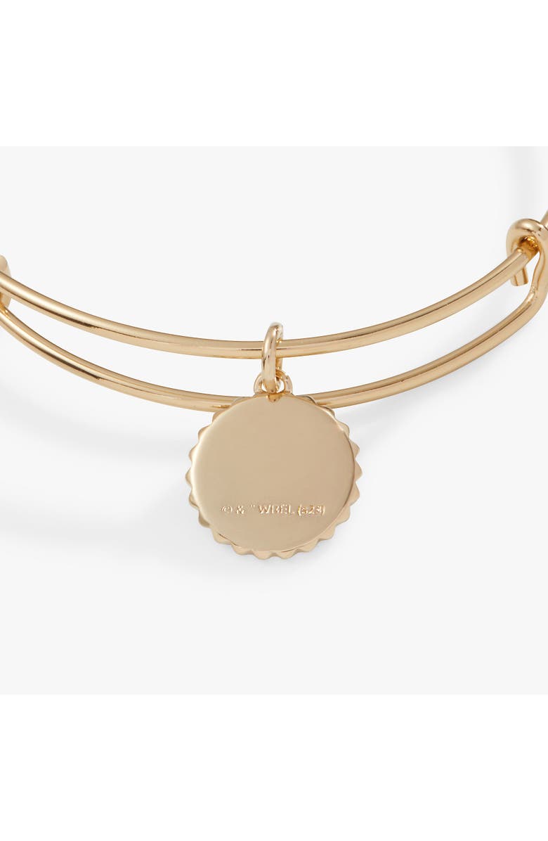 Alex and Ani Harry Potter<sup>™</sup> Hufflepuff House Charm Bangle Bracelet, Alternate, color, Gold