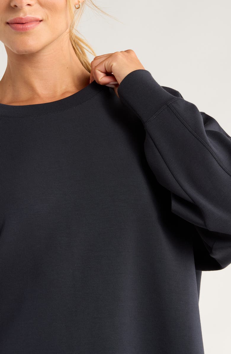 Zella Ultrasoft Tunic, Alternate, color, Black