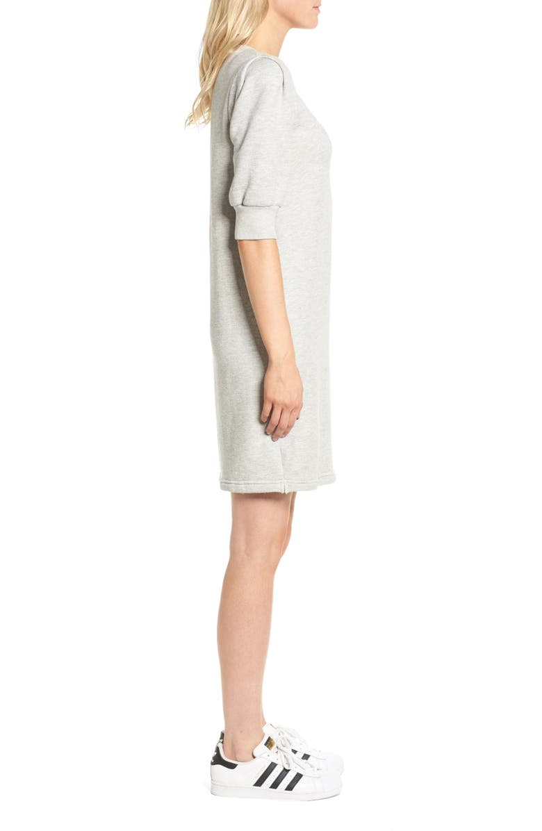 Current/Elliott The Pleat Sweatshirt Dress, Alternate, color, 
